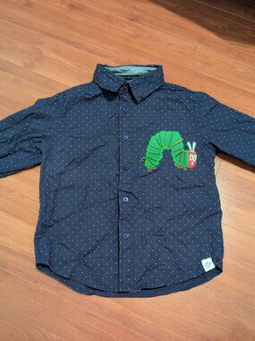The Very Hungry Caterpillar Button Down Shirt Birthday Outfit Clothes
